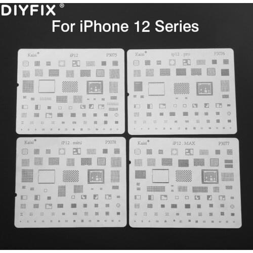 Kaisi IC Chip Ball Soldering Net Stainless Steel Plate For iPhone 12 Pro MAX 12 Pro 12 Mini 12 Logic Board Repair Tool