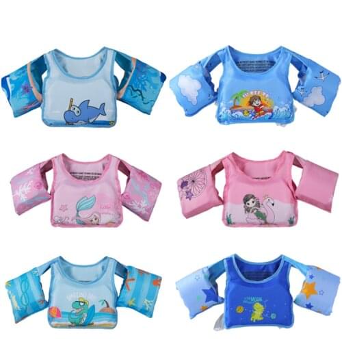 Baby Swimming Ring Foam Cartoon Baby Arm Ring Buoyancy Vest Clothing Child Safety Life Jacket Swimming Life Jacket