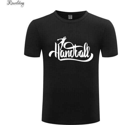 Men T Shirt Fitness Handball Printed T Shirts Men Fans Cotton Short Sleeve Man Tshirt Streetwear Tee Shirt Homme Big Size