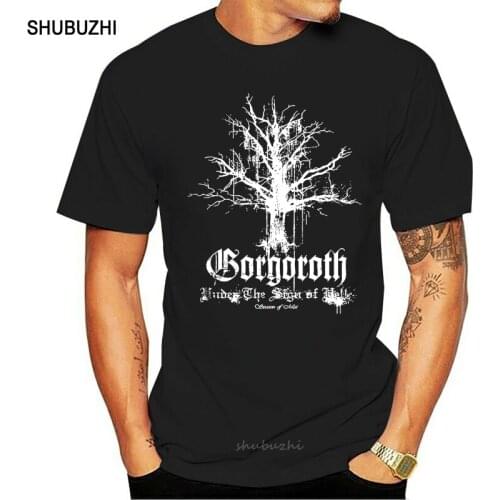 Funny t shirt Gorgoroth band Tshirt tshirt men tee men cotton tshirt summer brand teeshirt euro size