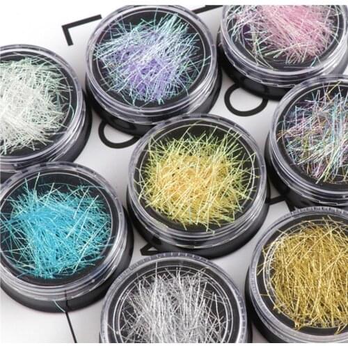 Metal Lines Nail Art Ultra Thin Decorations 3d Manicure Sequins Flakes Uv Gel Polish Tools nail accessories nail jewelry