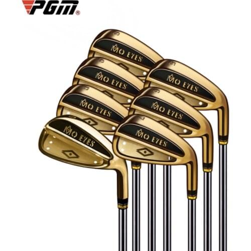 PGM Mens Golf Clubs MO EYES 5/6/7/8/9/P/S IRONS Right Handed Professional Practice Pole Stainless Steel TIG020 Wholesale