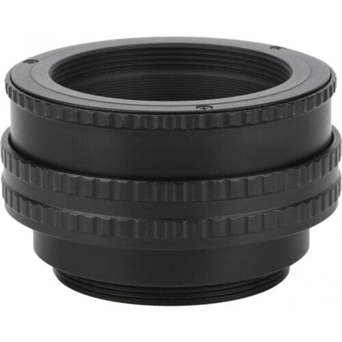 M42 to M42 Adjustable Focusing Helicoid Lens Adapter Macro Tube Accessory (17-31mm)
