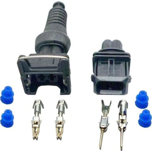2Pin 3.5mm Series Waterproof Female And Male Connector With Pins Dust cover And Seal DJ7022-3.5-11/21