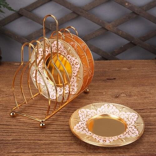 Cushion High-end Dining Plate Tableware Home Furnishing Retro Creative Dining Pad Heat Insulation Pad Waterproof Pad