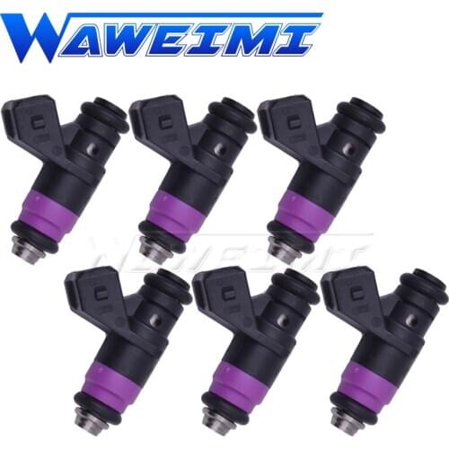 WAWEIMI 6x Fuel Injector OE H132259 For Renault Megane Authentique Sedan 4-Door 2.0L 1998CC 122Cu. In. l4 GAS DOHC Naturally Aspirated 8200132259