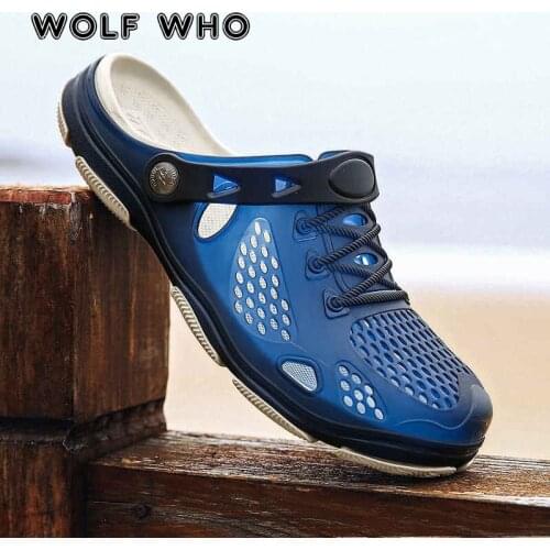 Sandals Men Outdoor Beach Casual Mens Summer Water Shoes Male Big Size Cheap Platform Sandals Slippers Sandalia Masculina X14