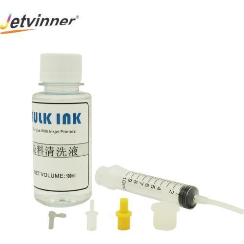 100ml Print Head Cleaning Liquid with Print Head Cleaning Tool Kit for Epson For Brother For Canon For HP Inkjet Printers