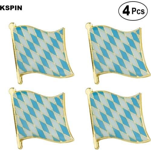 Bayerisches Brooches Lapel Pin Flag badge Brooch Pins Badges 4pcs