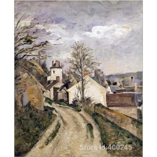 Famous Arts Reproduction La maison du docteur Gachet a Auvers Paul Cezanne Paintings High quality Hand painted