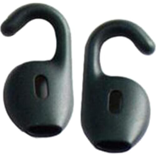 1 Pair High Quality Silicone Earbuds Tips for Jabra Boost Black