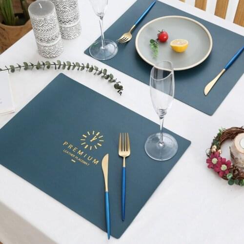 1pcs simple Placemat Coaster Pads Table Bowl Mats Retro Round/Square Coffee Tea Hot Drink Placemat Kitchen Accessories