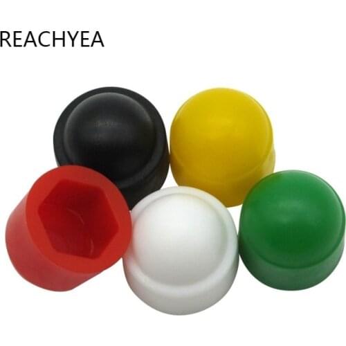 100PCS/Lot BLACK/WHITE M4 M5 M6 M8 M10 M12 Plastic Metric Dome Head Bolts Nuts Decorative Covers Screw Caps Protection Caps