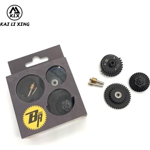18:1 Torque Speed Steel Gear Set for Ver.2/3 M4 AEG JinMing8 JinMing9 JiQu 416 Airsoft Gel Blaster Gearbox Paintball Accessory