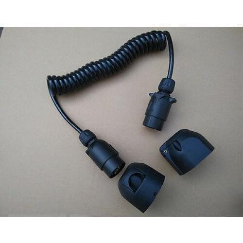 2016 High Quality 3 Meter 7 core Trailer Truck Spring Wire Van Cargo Plastic Plug Socket Essential For Trailer