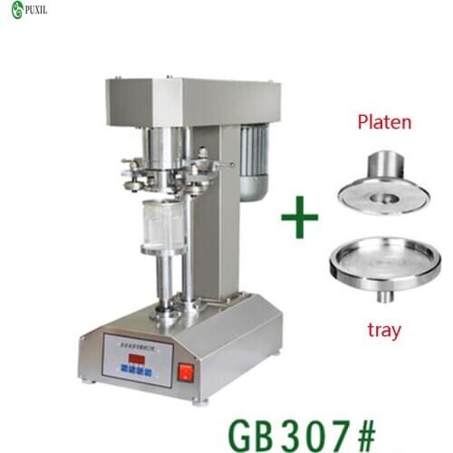 Stainless Steel Automatic Sealing machine 10~20/min ring can, multi-function tea paper can sealing machine