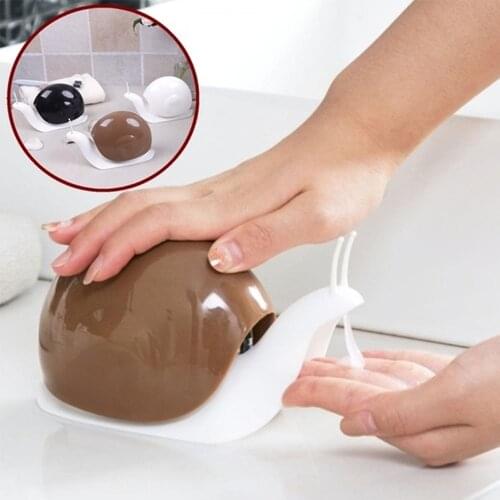 120ml Liquid Soap Dispenser Hand Soap Dispenser Bottle For Shampoo Container Bathroom Accessories Snail Animal Gift For Child
