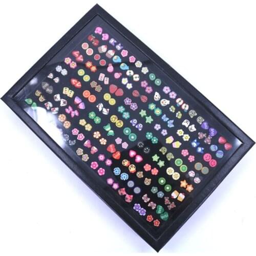 ISINYEE 100 pairs/set Cute Cherry Butterfly Flower Stud Earrings For Kids Girls Women Small Insect Animal Ear Trendy Jewelry