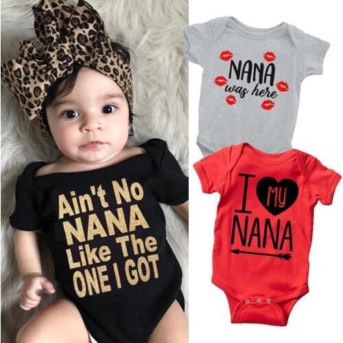 2019 New Summer Infant Kids Baby Girls Boys Bodysuits 3 Style Short Sleeve Letter Print Jumpsuits