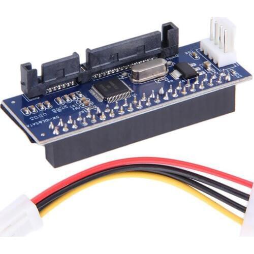 3.5 HDD IDE/PATA to SATA Converter Add On Card Adapte for IDE 40-pin hard drive disk,DVD Burner to SATA 7pin Data Systems
