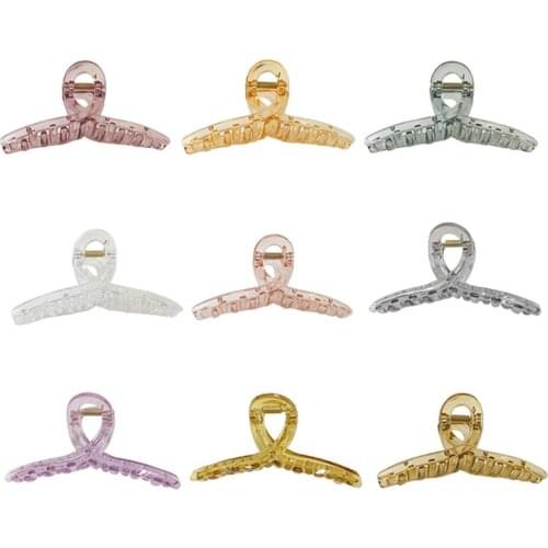 Korean Big Hair Claws Elegant Hair Jaw Clamp Acrylic Hair Clips Hairpins Barrette Headwear for Women Girls Hair Accessories