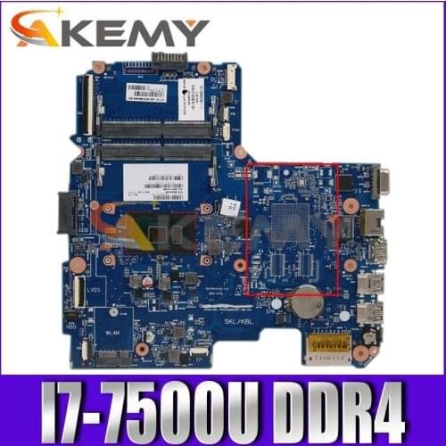 For HP 240 G5 14-AM Laptop Motherboard 6050A2822501-MB I7-7500U DDR4 UMA 100% Tested