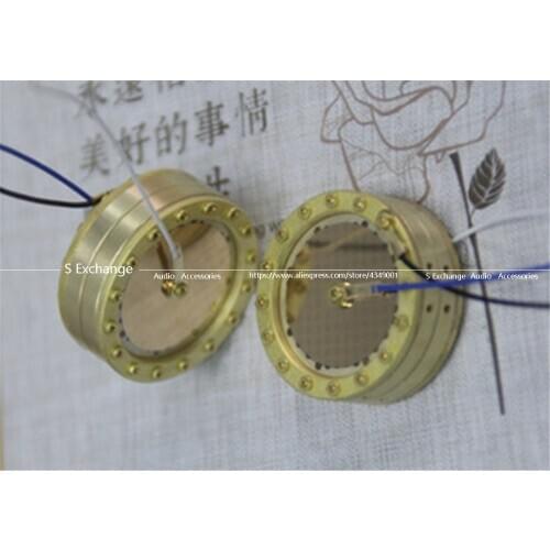 Microphone 34mm Large Diaphragm Condenser Capsule two-channel Mount DIY for Microphone u87 Blue BlueBird AMI isk Takstar