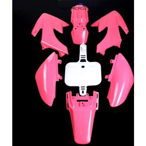 Motorcycle full Plastic Fairing Set body Kits Plastic Fender For HONDA XR50 CRF50 50/70/90/110/125CC Dirt Pit Dirt Bike