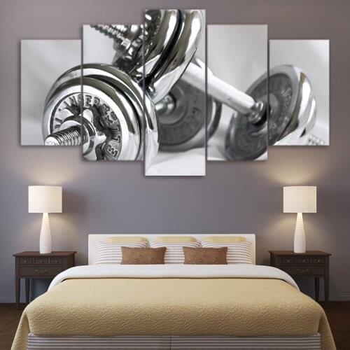 Canvas Painting Wall Art Framework Abstract Decorative Modular 5 Panel Sport Equipment For Living Room Bedroom Prints