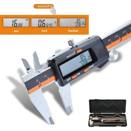 Stainless Steel 0-150mm Electronic LCD Digital Slide Caliper Vernier Ruler Micrometer Gauge Tool