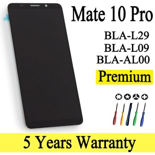 100% New BLA-L29 BLA-L09/AL00/A09 Premium Quality Lcd For Huawei Mate 10 Pro Display Touch Screen With Frame Assembly Parts