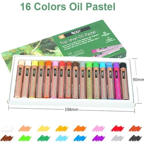 Wholesale Multi-color Non-toxic 16 Colors Silky Oil Pastel, Washable Oil Pastel Color Crayon For Kids