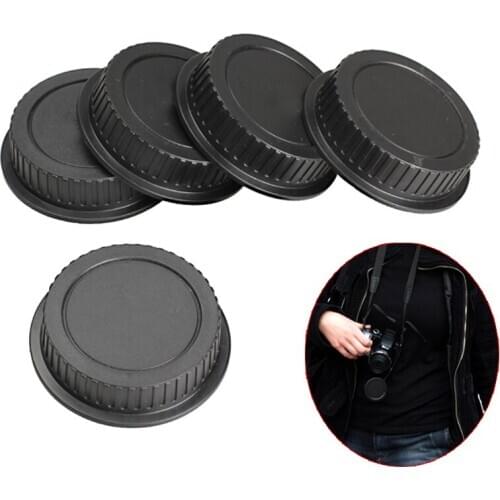 5 Pcs Rear Lens Cap Dust Cover for EF ES-S Series Camera Lens Holder Cap Cover Camera Len Cover Protector Lens Accessories