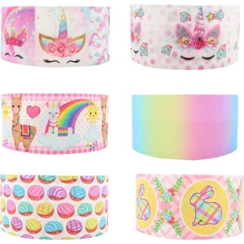 Q&N ribbon 16~75/mm cartoon printed gift grosgrain/FOE ribbon Wedding cotton ribbon with logo 50yards/roll free shipping