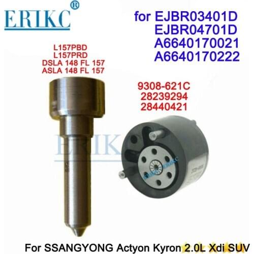 Nozzle ( L157PRD) Valve 9308-621C Repair Kits 7135-650 for EJBR04701D EJBR03401D A6640170021 A6640170222 SSANGYONG