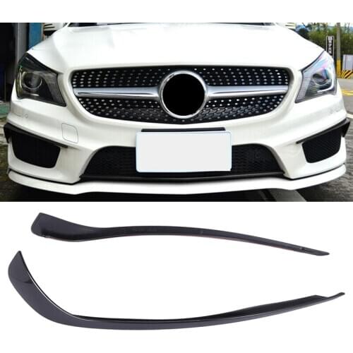 Front Bumper Splitter Spoiler Trim for Mercedes W117 C117 CLA Class CLA45 CLA200 CLA220 CLA250 CLA260 AMG 2013-2015