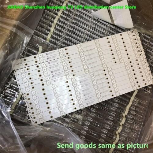 LED Backlight strip 14 lamp For Philips 49"TV 49PUS7002 GJ-2K18-AFJ2-490-D714-V1-L GJ-2K18-AFJ2-490-D-R TPT490F2-FN02.S 100%new