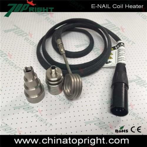 ID 16mm titanium nail, Electric Hot Runner Coil Heater With kevlar Sleeve, and titanium nail