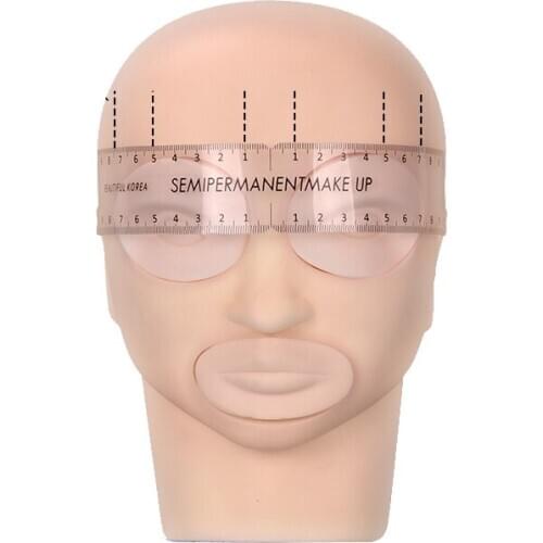 1pc Eyebrow Stencil Professional Semi Permanent Makeup Ruler Measure Tools Shaping Styling Eyebrow Template Microblading Tool