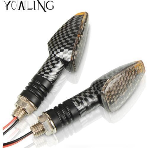 Motorcycle 12 LED Turn Signal Lights Blinker Front Rear Tail Lights Indicators For Honda CB500F CBR500R CBR500F CB500X