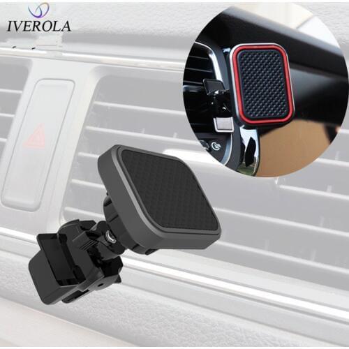 Univerola Car Magnetic Holder For Huawei Universal Magnet Mobile Phone Holder Air Vent Mount Stand 360 Rotation For iPhone X 7 8