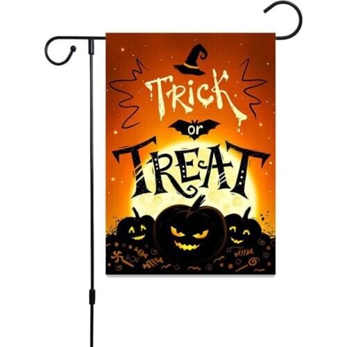 Funny Halloween Double-sided 3D printed Flag house flag&garden flag Halloween party Flags Hanging House Decoration style-8
