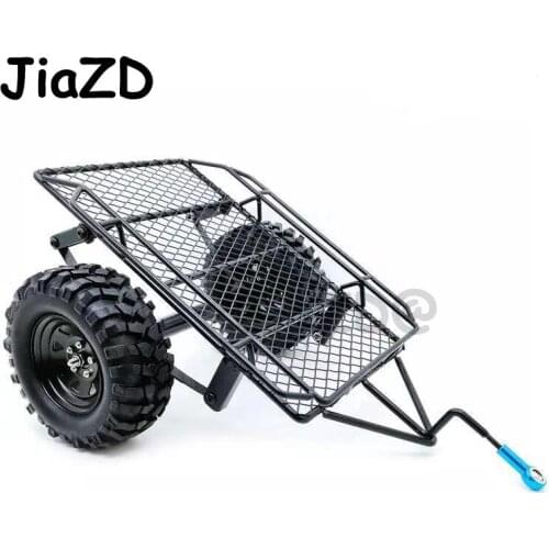 1Set Metal Hitch Mount Trailer 220*205mm For 1/10 Rock Crawler Truck Trail TRX-4 TRX4 Axial SCX10 90046 RC4WD D90 CC01