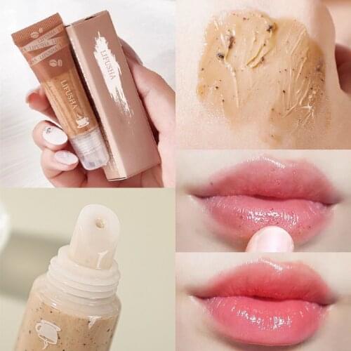 1pc Moisturizing Lip Scrub Cream Exfoliating Repairing Fine Lines Lip Balm Remove Dead Skin Fade Wrinkles Cosmetic Lips Care Gel