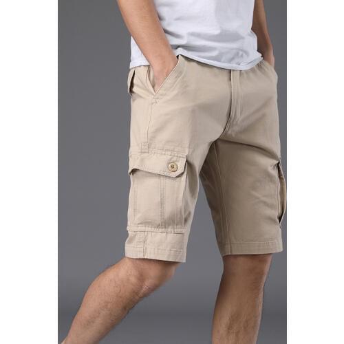 2018 New Casual short Pants Mens Multi-Pocket Tactical cargo shorts military Jeans Short Trousers brand clothing