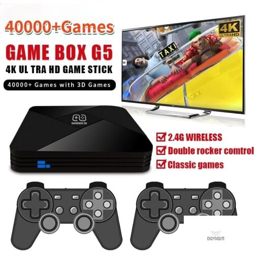 2021 Best Game Box G5 S905L WiFi 4K HD Super Console X 50+ Emulator 40000+ Games Retro TV Box Video Game Player For PS1/N64/DC