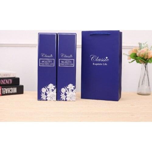 Fast delivery Custom Personalized Printed LOGO White Cardboard Shopping Gift Black Paper Bag New Design --XP2086