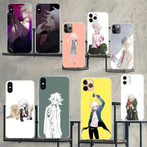 Makoto Nagito Komaeda Anime Phone Case For iphone 12 5 5s 5c se 6 6s 7 8 plus x xs xr 11 pro max mini
