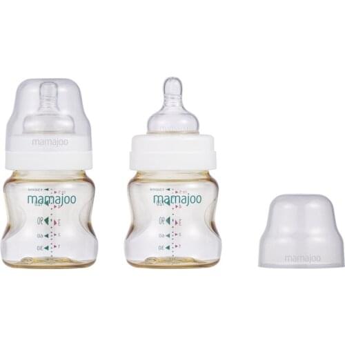 Mamajoo 150ml Double Pack Gold Baby Bottle