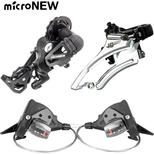 MicroNEW Bicycle Derailleur Front Rear Shift Lever 7/8/9/10/11Speed MTB Mountain Bike Shifter Bicycle Shifting Bicycle Parts
